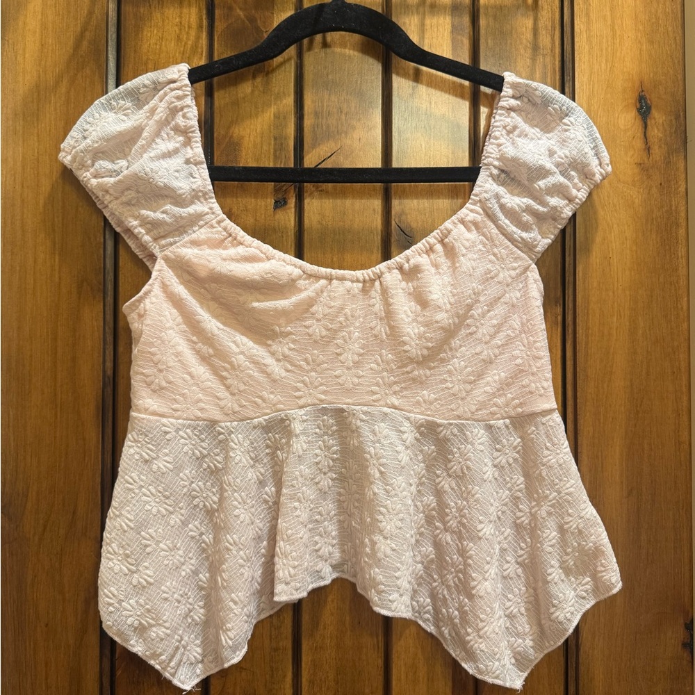 Chic Women's Baby Pink Blouse